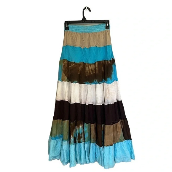 Boston Proper Women’s Maxi Skirt Size Small Boho Flirty Tiered Breezy Beach - Picture 2 of 4